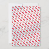 Carnival Circus Baby Shower Einladung (Rückseite)