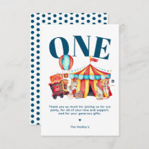 Carnival Circus Big Top Blue Vielen Dank