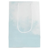 Carnival Circus Blue Baby Dusche Gefallen Geschenk Mittlere Geschenktüte (Rückseite)