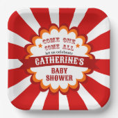 Carnival Circus Festival Kinderdusche Pappteller (Vorderseite)