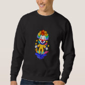 Carnival costume clown out of the box mardi gras f sweatshirt (Vorderseite)
