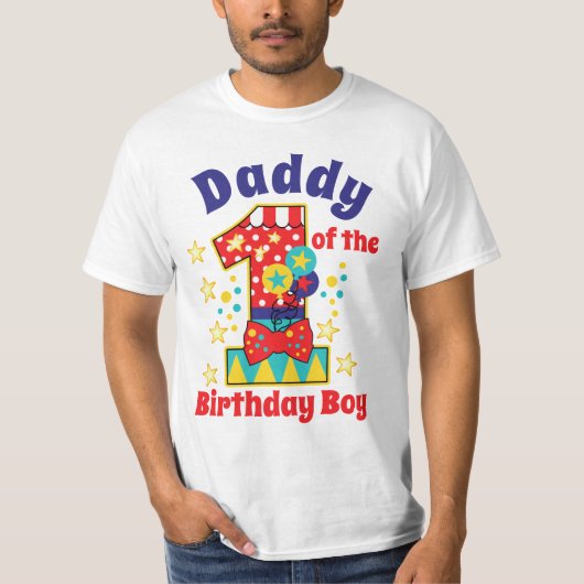Carnival Daddy vom Ersten Geburtstag T-Shirt (Vorderseite)