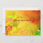 CARNIVAL DANCE , lebendige, rosa, blau-gelbe Glitz (Rückseite)