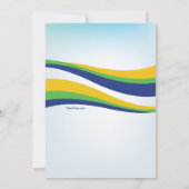 Carnival Dancer Mardi Gras Einladung (Rückseite)