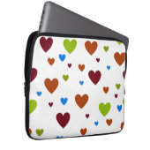 Carnival Dancing Hearts 1 Laptopschutzhülle (Vorne Rechts)
