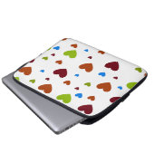 Carnival Dancing Hearts 1 Laptopschutzhülle (Vorne Knopf)