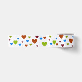 Carnival Dancing Hearts 1 Satinband (Vorderseite)