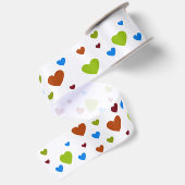 Carnival Dancing Hearts 1 Satinband (Rückseite)