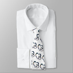 Carnival Dancing Hearts Neck Tie Krawatte