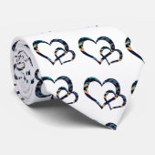 Carnival Dancing Hearts Neck Tie Krawatte (Gerollt)