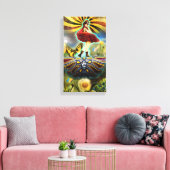 Carnival Fairy Canvas Print Leinwanddruck (Insitu (Wohnzimmer))