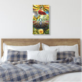 Carnival Fairy Canvas Print Leinwanddruck (Insitu (Schlafzimmer))