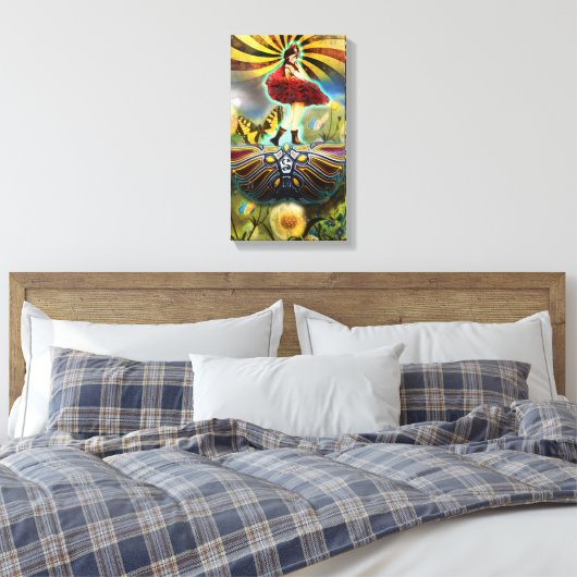 Carnival Fairy Canvas Print Leinwanddruck (Insitu (Schlafzimmer))