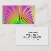 Carnival Feathers Visitenkarte (Vorne/Hinten)