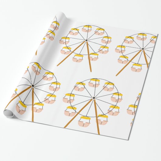 Carnival Ferris Wheel Geschenkpapier (Ungerollt)