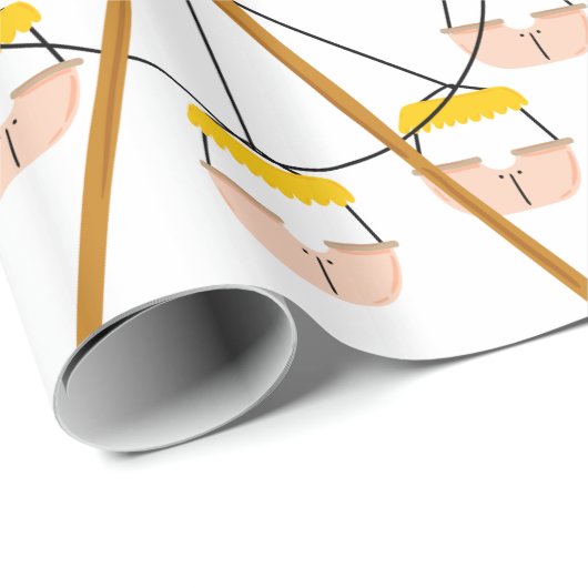 Carnival Ferris Wheel Geschenkpapier (Rolleneckpunkt)