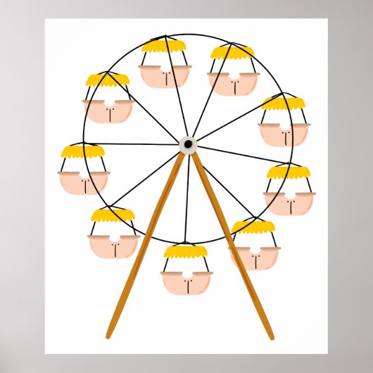 Carnival Ferris Wheel Poster (Vorne)