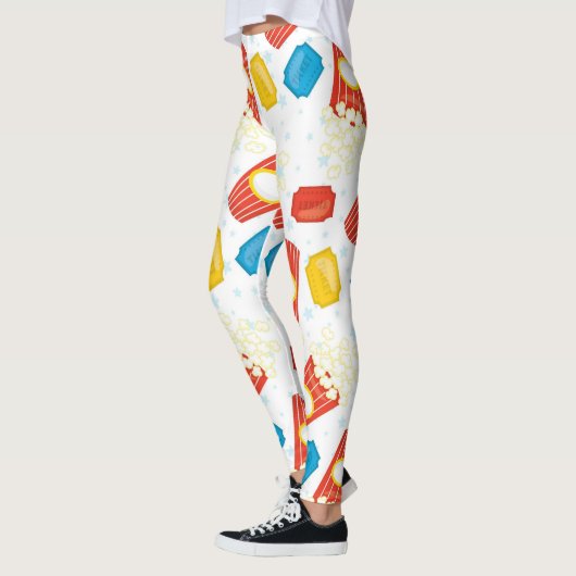 Carnival Fun: Popcorn & Ticket Print Leggings (Links)
