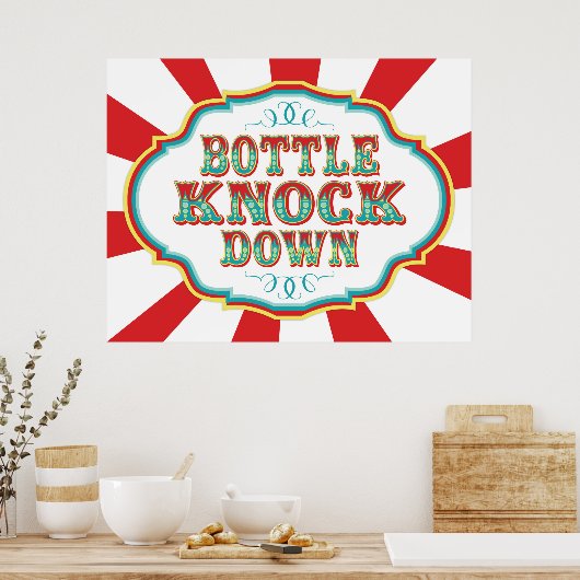 Carnival Game Schildkröte knacken Poster (Küche)