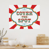 Carnival Game Sign Cover zum Spielen Poster (Küche)