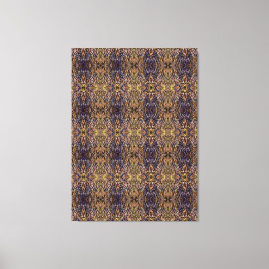 Carnival Glass Grass With Orange Mold Fungus tiled Leinwanddruck (Vorderseite)