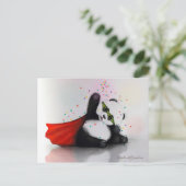 _CarnivaL Hero PaNda_ Postkarte (Stehend Vorderseite)