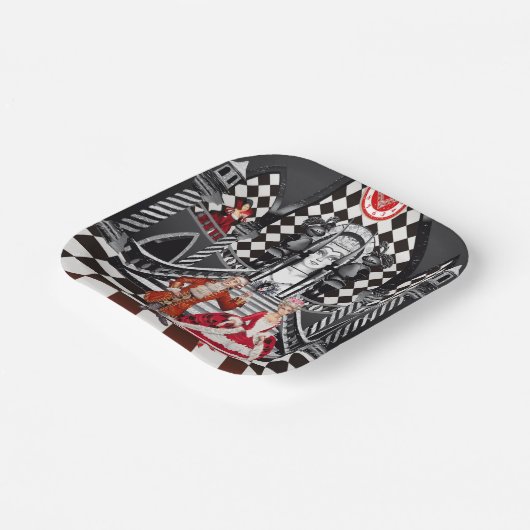 Carnival in a Magical land Pappteller (Gewinkelt)