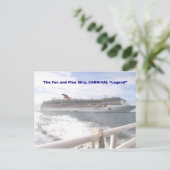 Carnival Legend d Postkarte (Stehend Vorderseite)