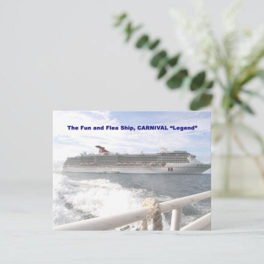Carnival Legend d Postkarte (Stehend Vorderseite)