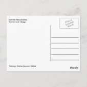 Carnival Masquerader, Trinidad und Tobago Postkarte (Rückseite)