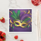 Carnival Napkins - Mardi Gras Festival Serviette (Beispiel)