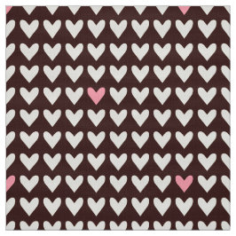 CARNIVAL - Niedlich rosa Valentinherzen auf Mod Br Stoff