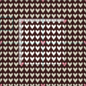 CARNIVAL - Niedlich rosa Valentinherzen auf Mod Br Stoff (Kachel)