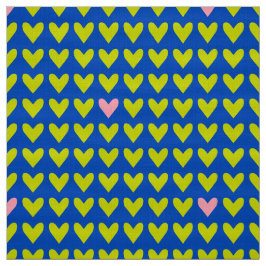 CARNIVAL - Niedliches grünes Valentinherz auf Mod  Stoff