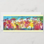 CARNIVAL NIGHT Creme Einladung (Vorderseite)