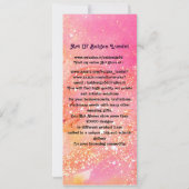 CARNIVAL NIGHT EINLADUNG (Rückseite)