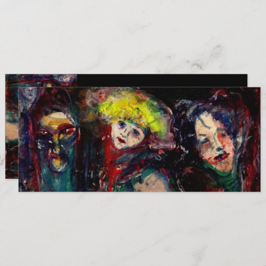 CARNIVAL NIGHT IN VENEDIG Venezianische Masquerade Ankündigung (Vorne/Hinten)