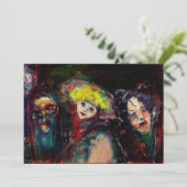 CARNIVAL NIGHT IN VENEDIG Venezianische Masquerade Ankündigung (Stehend Vorderseite)