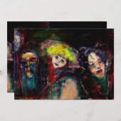 CARNIVAL NIGHT IN VENEDIG Venezianische Masquerade Ankündigung (Vorne/Hinten)