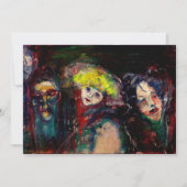 CARNIVAL NIGHT IN VENEDIG Venezianische Masquerade Ankündigung (Vorderseite)