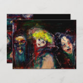 CARNIVAL NIGHT IN VENEDIG Venezianische Masquerade Ankündigung (Vorne/Hinten)