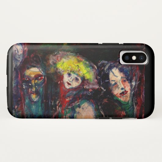 CARNIVAL NIGHT IN VENEDIG Venezianische Masquerade Case-Mate iPhone Hülle (Rückseite (Horizontal))