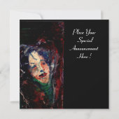 CARNIVAL NIGHT IN VENEDIG Venezianische Masquerade Einladung (Rückseite)