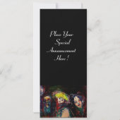 CARNIVAL NIGHT IN VENEDIG Venezianische Masquerade Einladung (Rückseite)