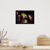 CARNIVAL NIGHT IN VENEDIG Venezianische Masquerade Poster (Küche)