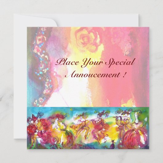 CARNIVAL NIGHT, Mardi Gras Masqureade, Tanz, Musik (Vorderseite)