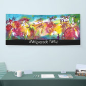 CARNIVAL NIGHT / Venezianische Masquerade, Tanzmus Banner (Messe)