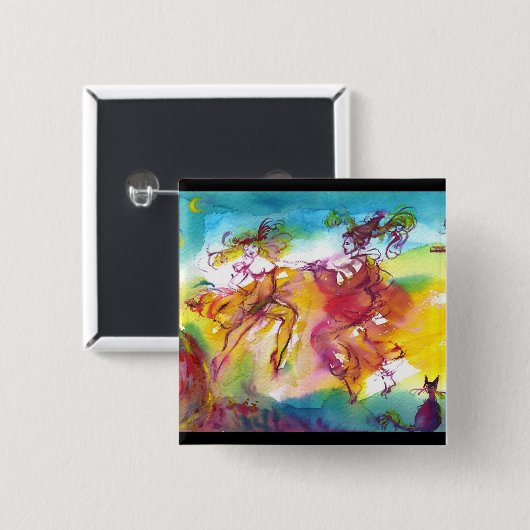 CARNIVAL NIGHT / Venezianische Masquerade, Tanzmus Button (Vorne & Hinten)