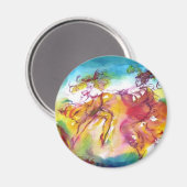 CARNIVAL NIGHT / Venezianische Masquerade, Tanzmus Magnet (Vorderseite/Rückseite)