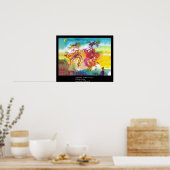 CARNIVAL NIGHT / Venezianische Masquerade, Tanzmus Poster (Küche)